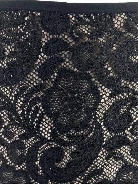Saia Iorane Renda Preto