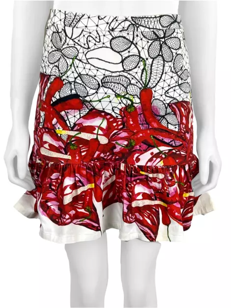 Saia Isolda Mix Estampas Florida