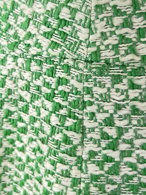 Saia J.Crew Texturizado Verde