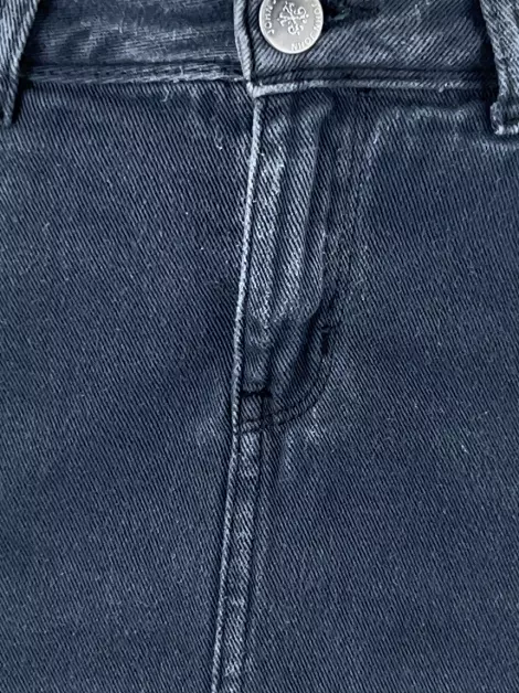 Saia John John Jeans Preto