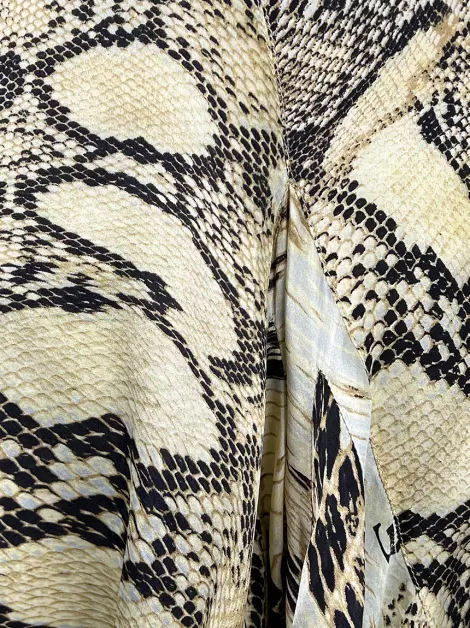 Saia Just Cavalli Seda Estampada