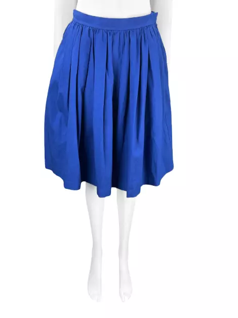 Saia Lacoste Midi Azul