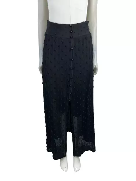 Saia Lolitta Bordado Preto