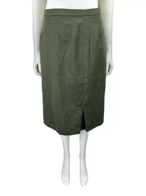 Saia Oscar de la Renta Godê Verde