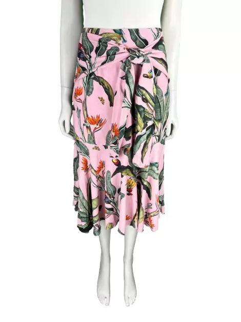 Saia PatBo Midi Estampada