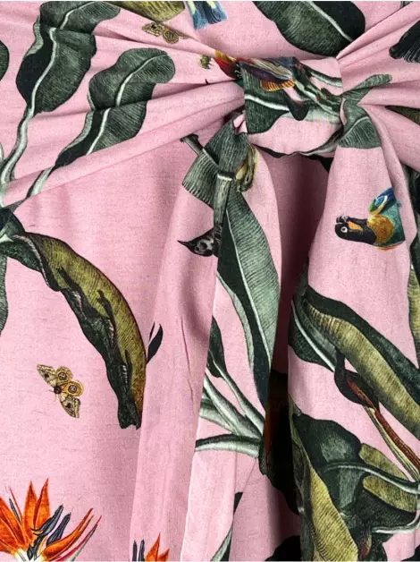 Saia PatBo Midi Estampada