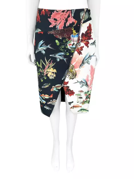 Saia PatBo Midi Estampada