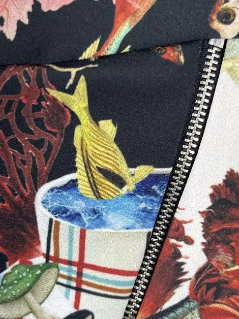 Saia PatBo Midi Estampada