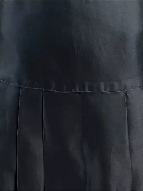 Saia Roberto Cavalli Seda Preta