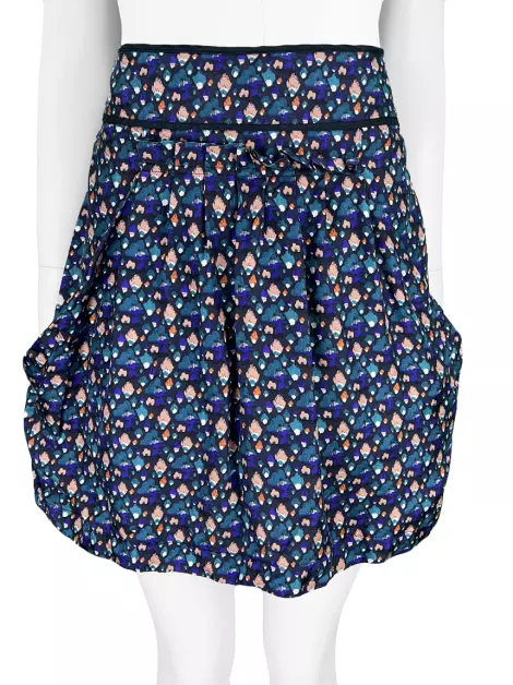 Saia See By Chloé Tecido Estampado