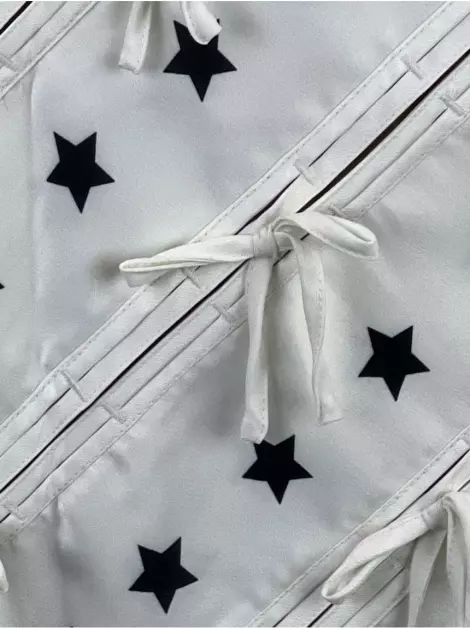 Saia Self-Portrait Estrelas Off-White