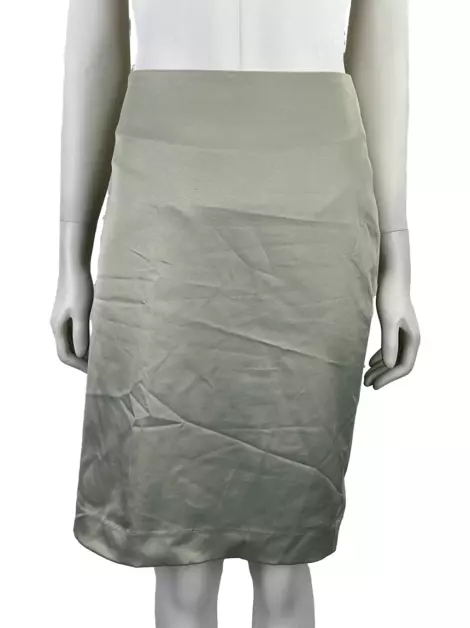 Saia Shoulder Cinza Acetinada