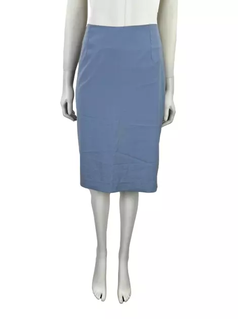 Saia Shoulder Tecido Azul
