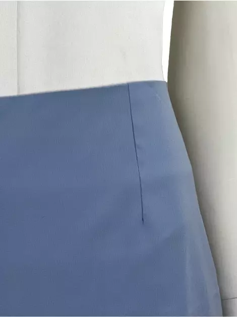 Saia Shoulder Tecido Azul