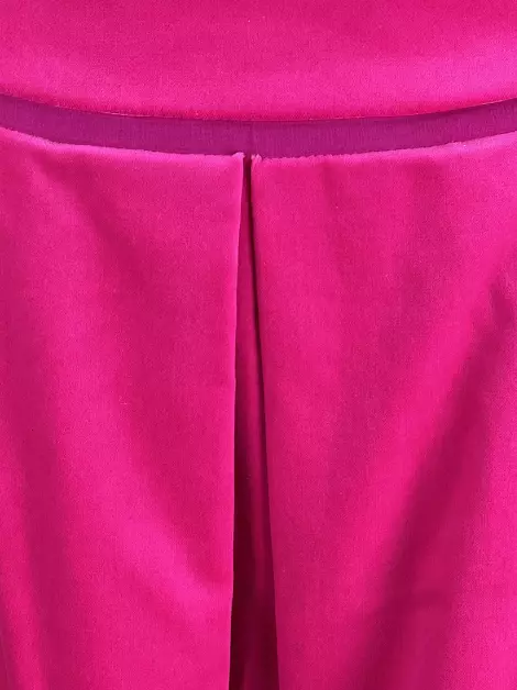 Saia Sonia Rykiel Veludo Rosa
