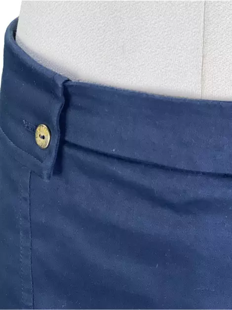 Saia Spezzato Mini Azul Marinho