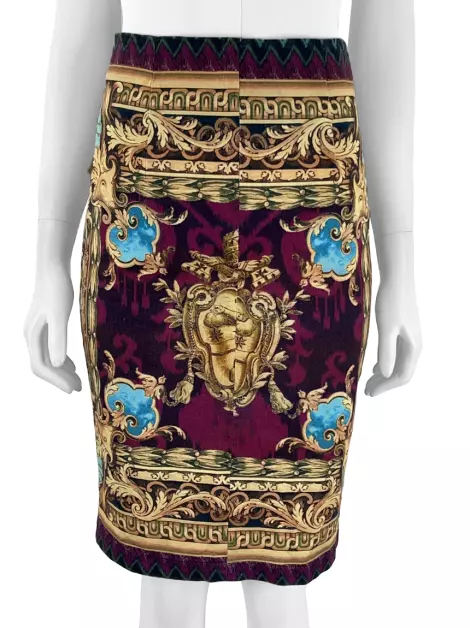 Saia Tig Midi Estampada