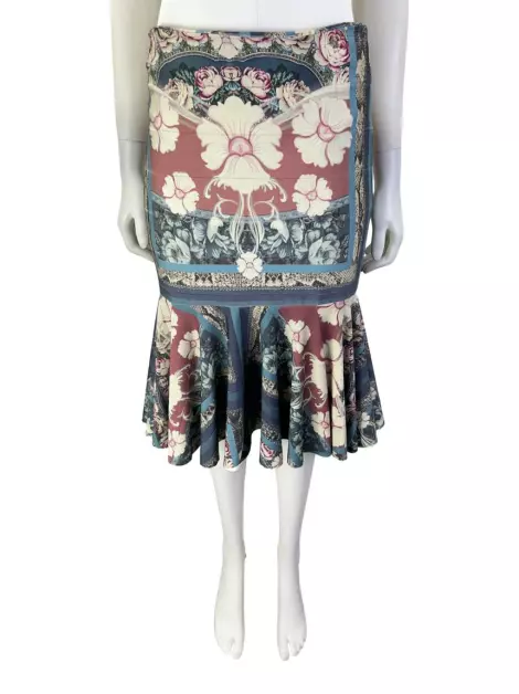 Saia Tig Midi Estampada