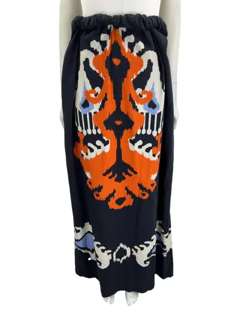Saia Tig Tecido Estampado
