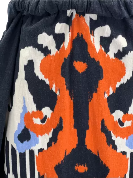 Saia Tig Tecido Estampado