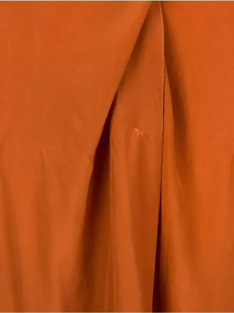 Saia Vanda Jacintho Transpassada Laranja