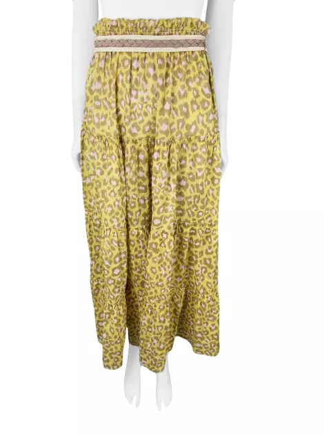 Saia Zimmermann Babados Animal Print