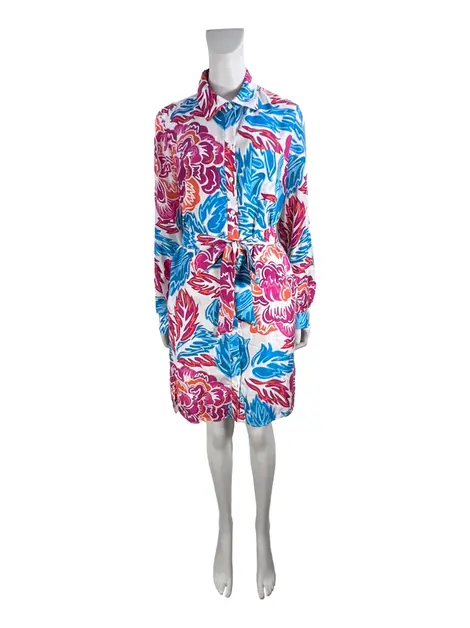 Saída de Praia Diane Von Furstenberg Tecido Estampado Multicolor