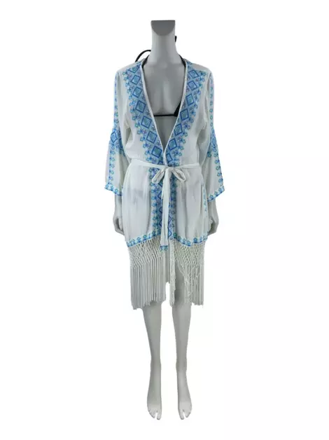 Saída de Praia Melissa Odabash Texturizado Branco