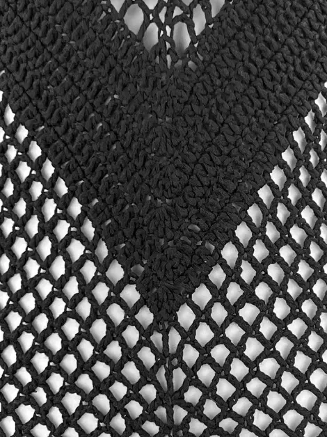 Saída de Praia Melissa Odabash Tricot Preto