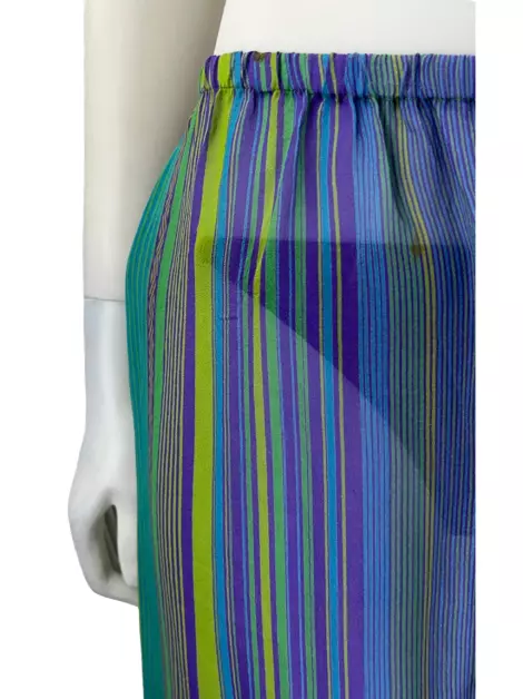 Saída de Praia Mixed Seda Multicolor