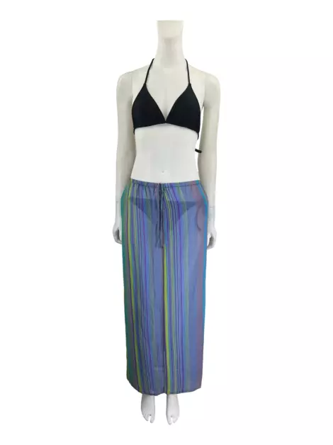 Saída de Praia Mixed Seda Multicolor