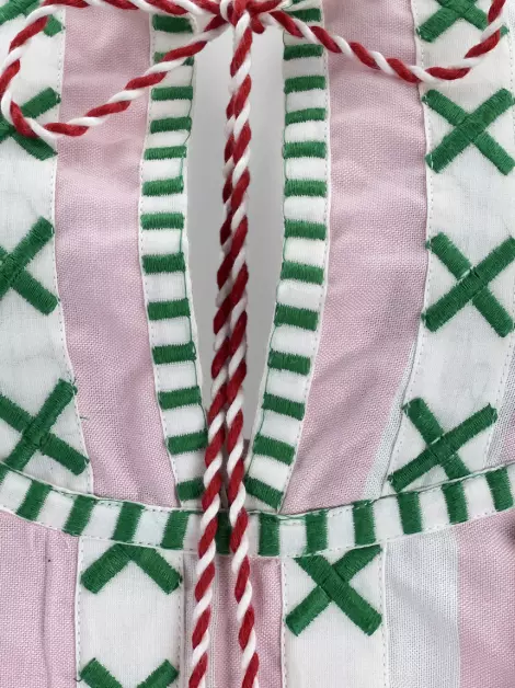 Saída de Praia Nammos Tecido Estampado