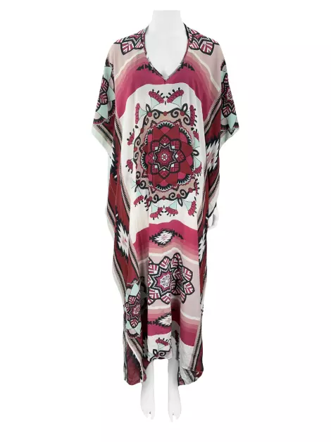 Saída de Praia Triya Seda Estampada