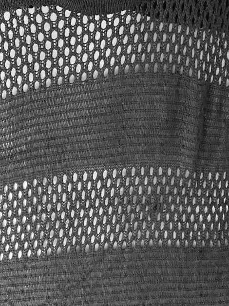 Saída de Praia Triya Vestido Vazado Preto