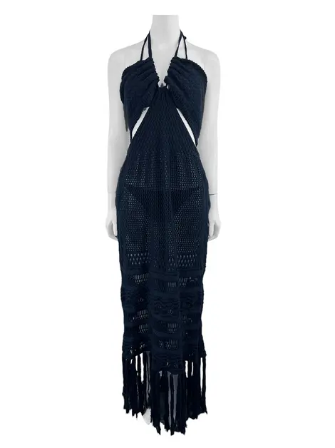Saída de Praia YUKIO Tricot Preto