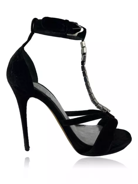 Sandália Alexander McQueen Spine Preta