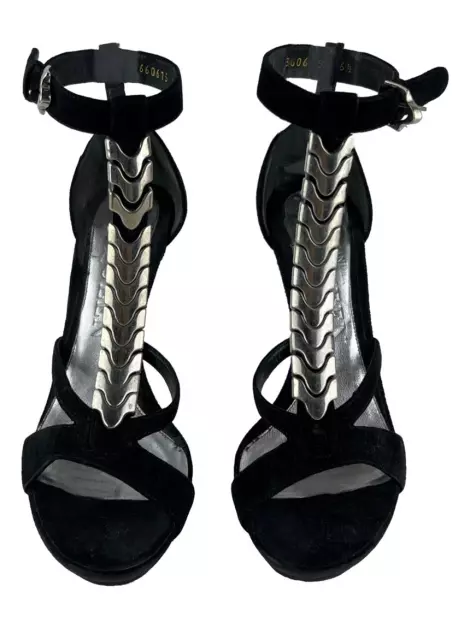 Sandália Alexander McQueen Spine Preta