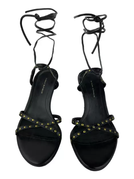 Sandália Banana Republic Couro Studs Preta