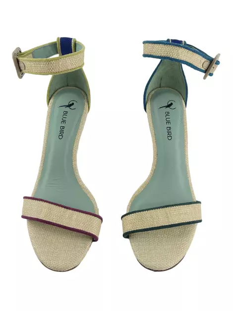 Sandália Blue Bird Texturizada Creme