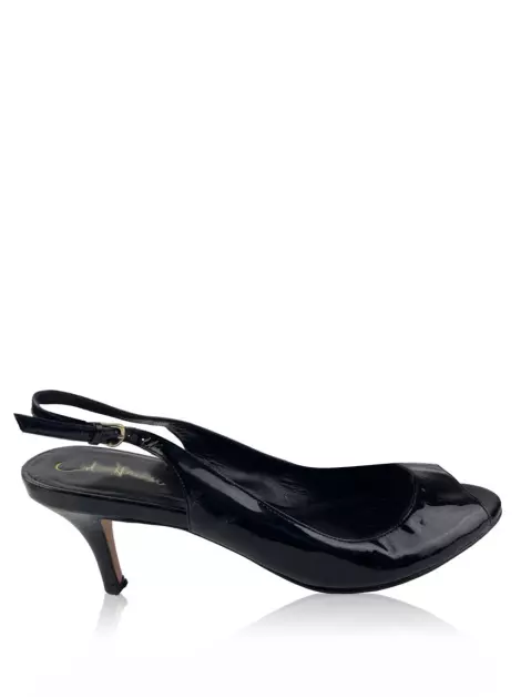 Sandália Cole Haan Slingback Verniz Preto
