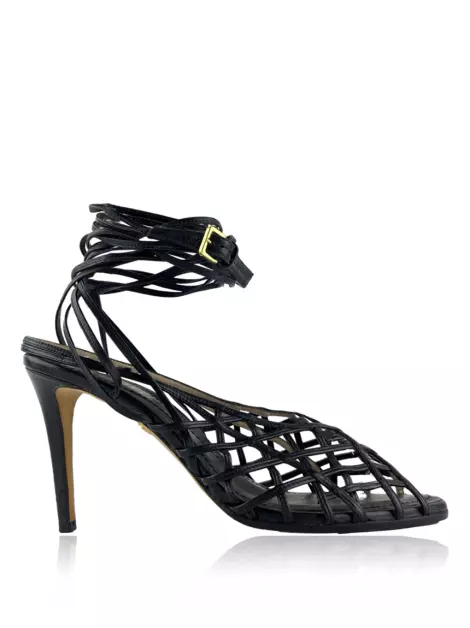 Sandália Emilio Pucci Amarração Preto
