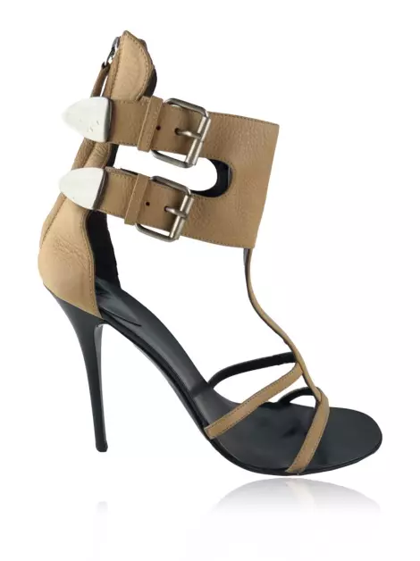 Sandália Giuseppe Zanotti Couro Bege