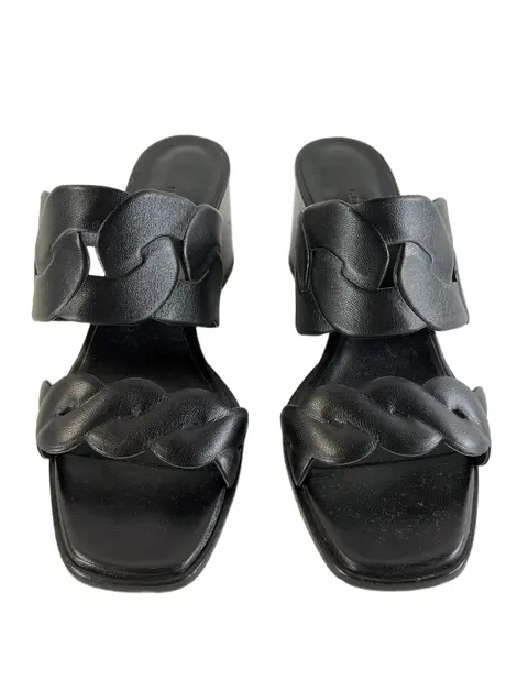 Sandália Hermès Gaby 60 Preta