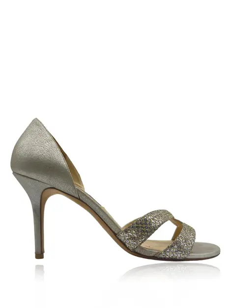 Sandália Jimmy Choo Glitter Prateado