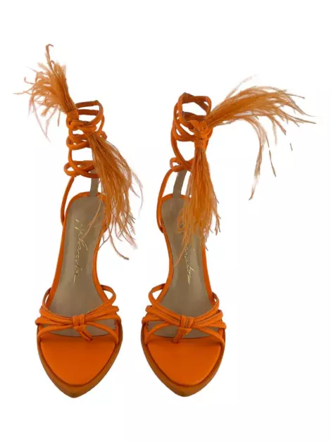 Sandália Luiza Barcelos Grease Aperol Laranja