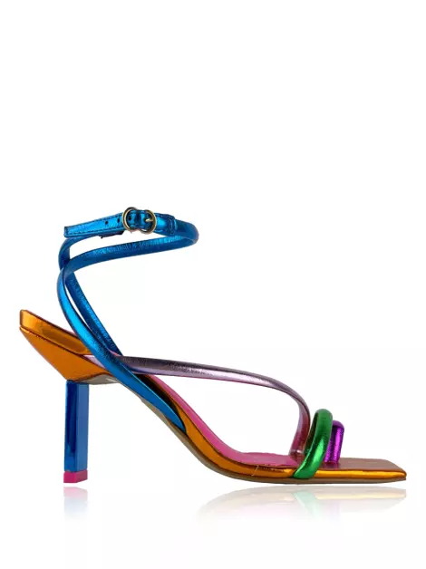Sandália Luiza Barcelos Tiras Multicolor