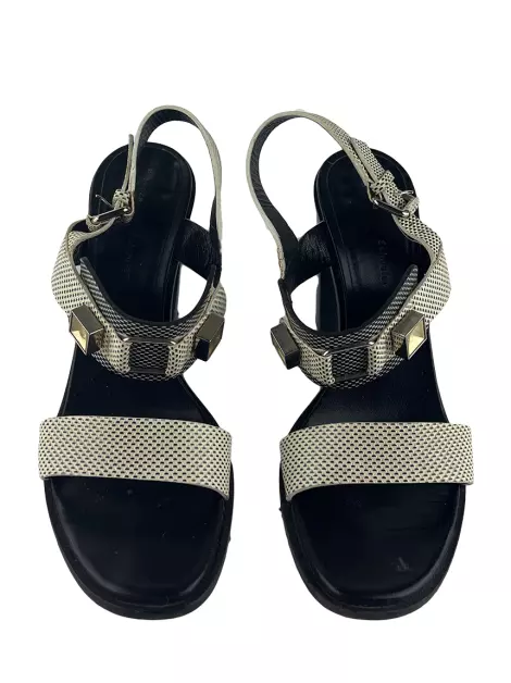 Sandália Proenza Schouler Couro Bicolor