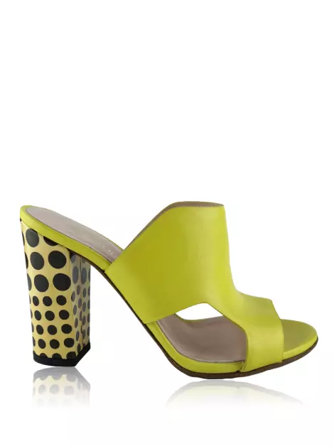 Sandália Versace Open Toe Amarelo