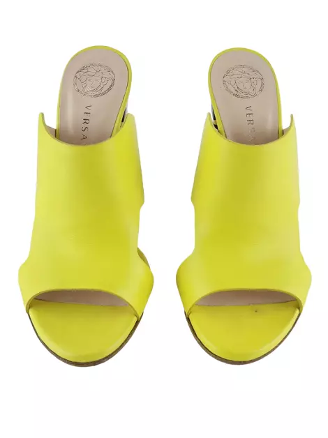 Sandália Versace Open Toe Amarelo