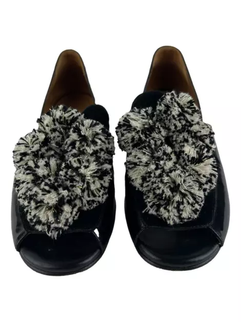 Sapatilha Botti Pompom Preto